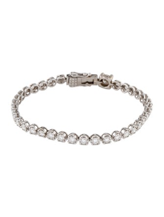 Shy Creation 14K 1.09ctw Diamond Tennis Bracelet