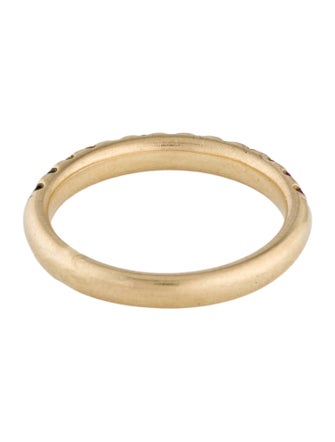 Shy Creation 14K Emerald, Ruby & Sapphire Band