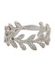Shy Creation 14K Diamond Leaf Band