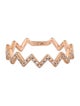 Shy Creation 14K Diamond Zig-Zag Band