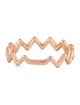 Shy Creation 14K Diamond Zig-Zag Band