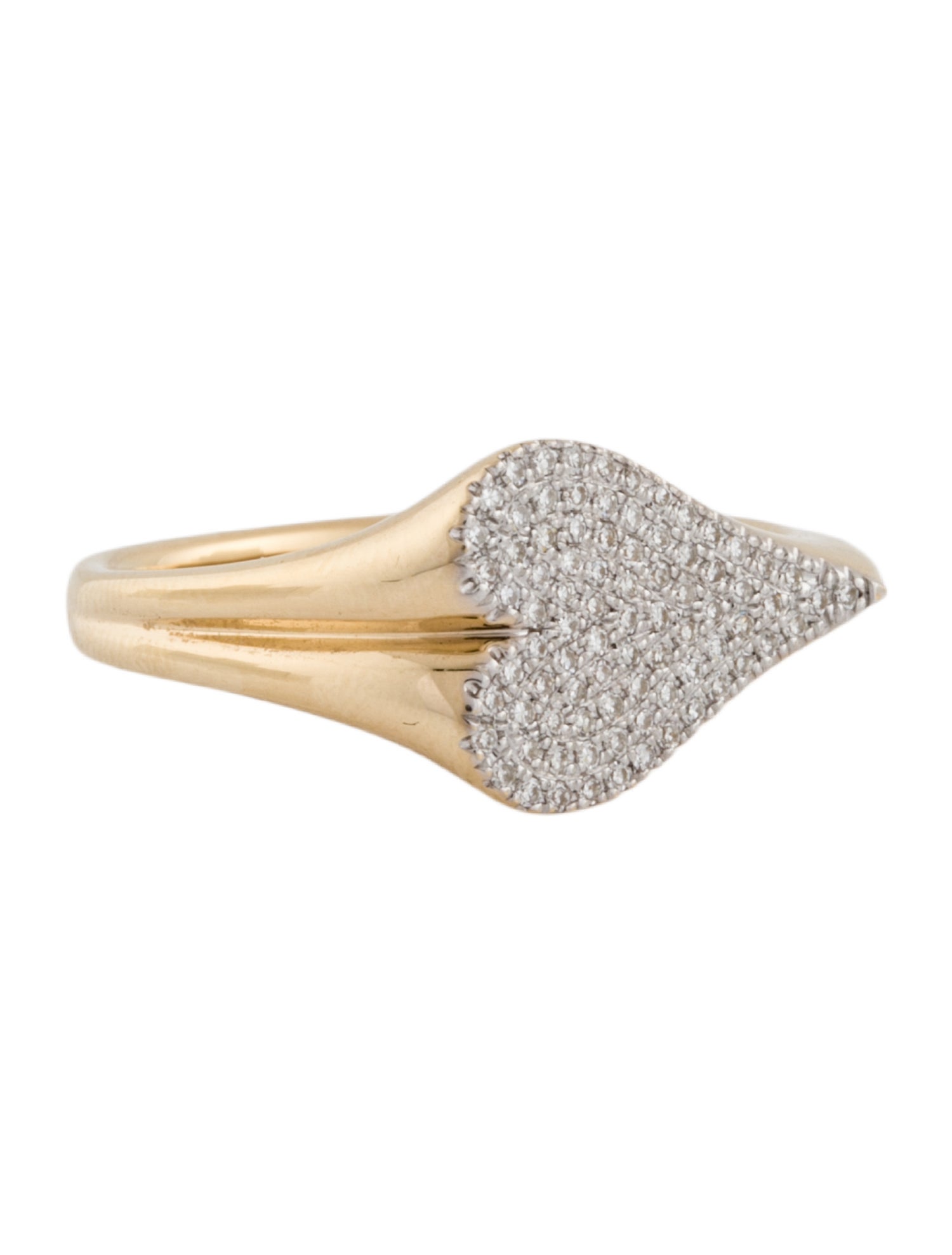 Shy Creation 14K Diamond Heart Ring