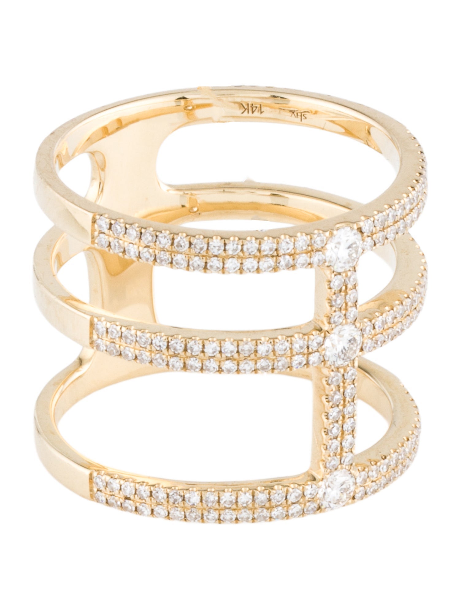 Shy Creation 14K Diamond Band Ring