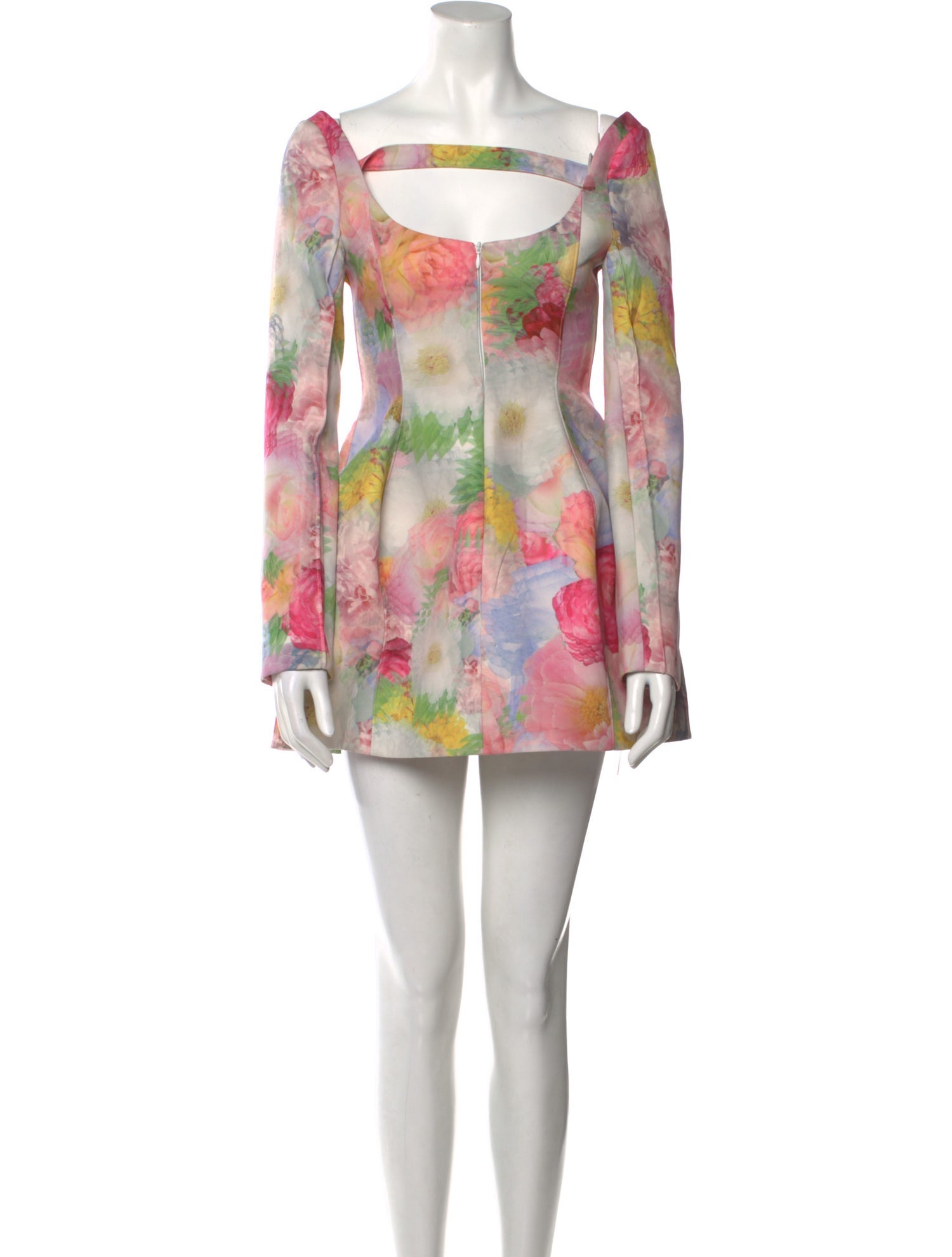 shushu tong pink dress SHUSHU/TONG Pink Ribbon Minidress Shushu/Tong