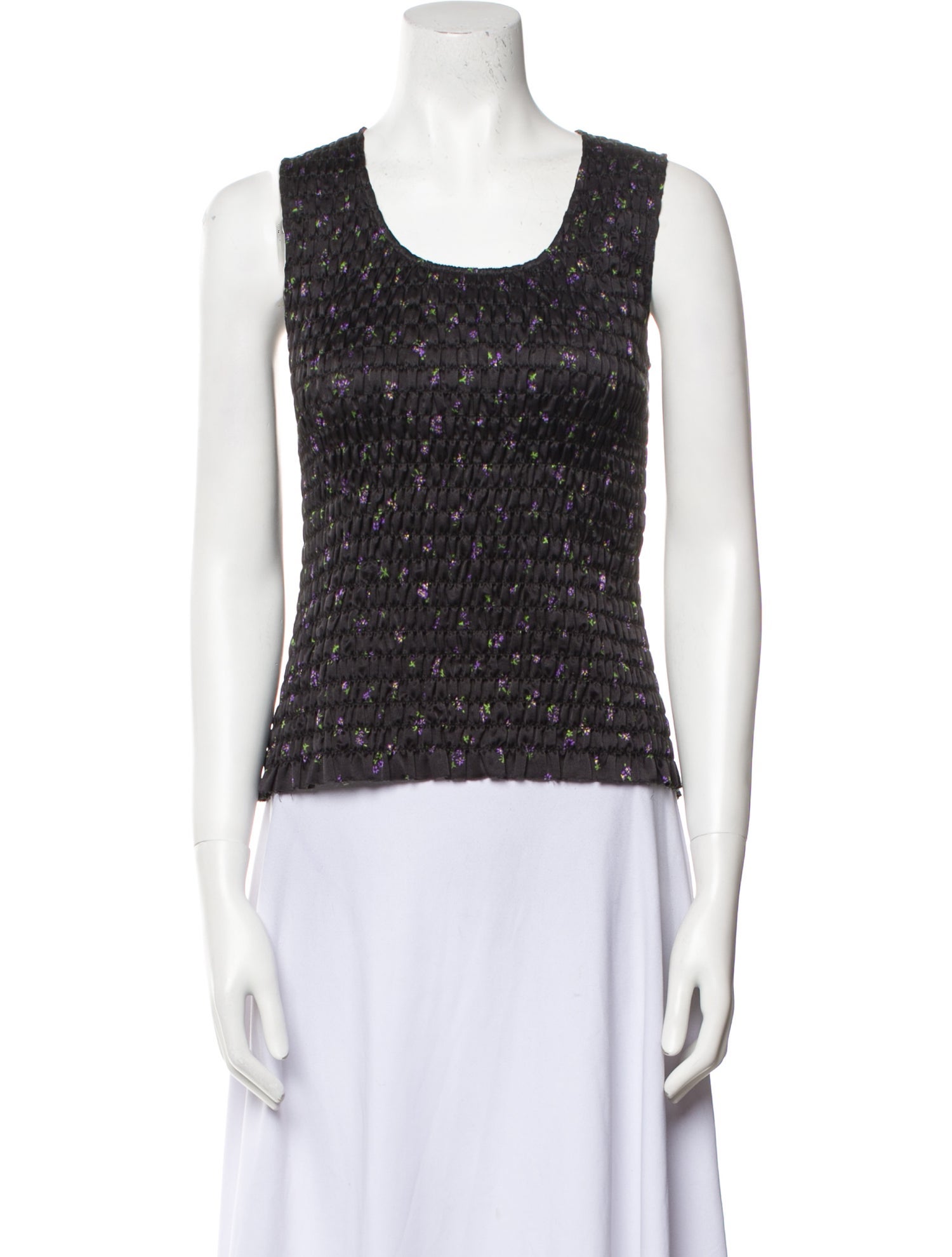 Shushu/tong Scoop Neck Sleeveless Top