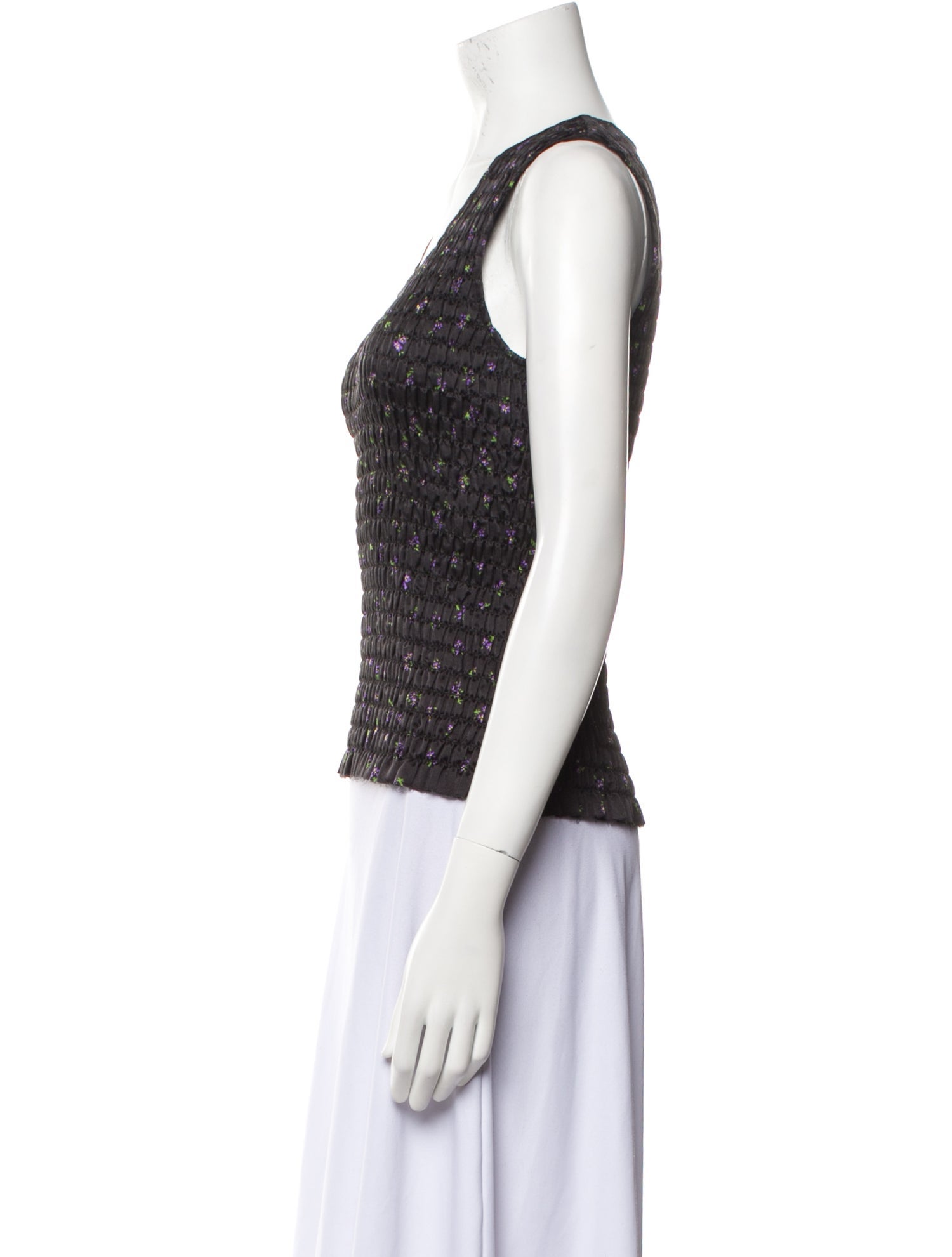 Shushu/tong Scoop Neck Sleeveless Top
