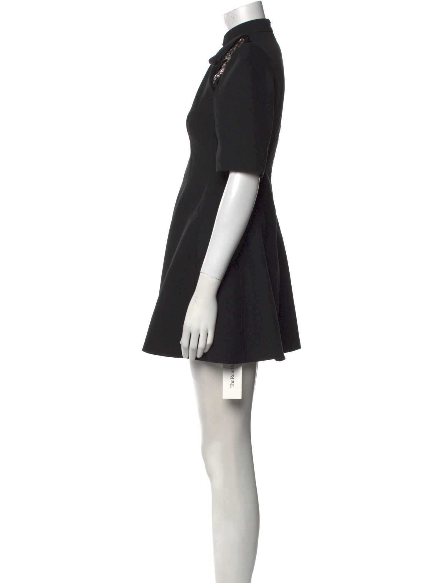 Shushu/tong Mock Neck Mini Dress