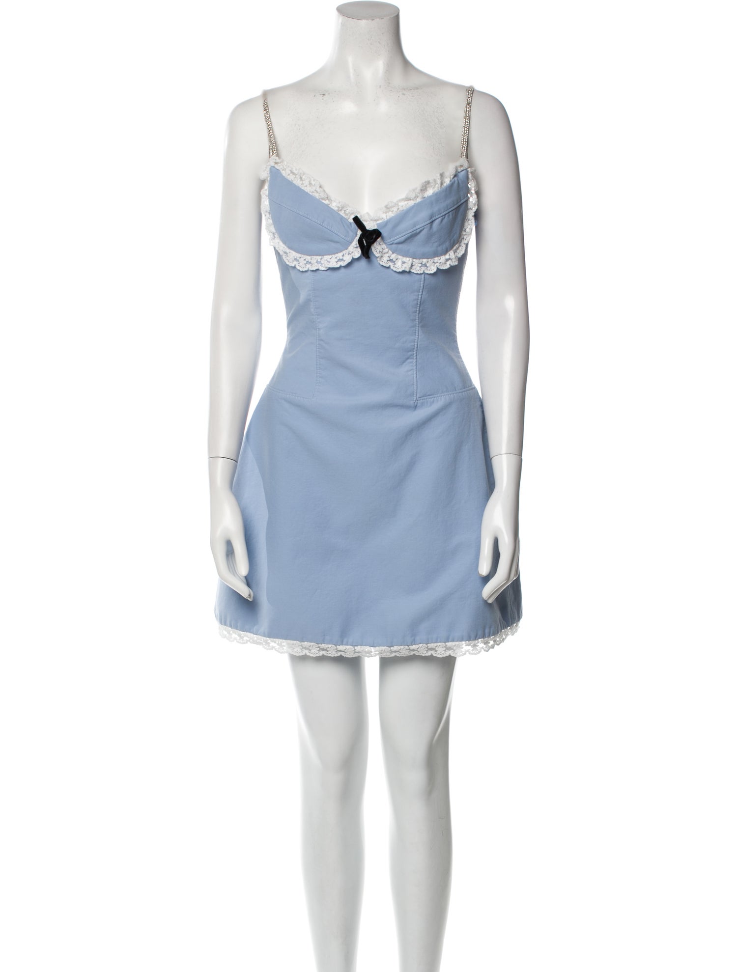 Shushu/tong V-Neck Mini Dress