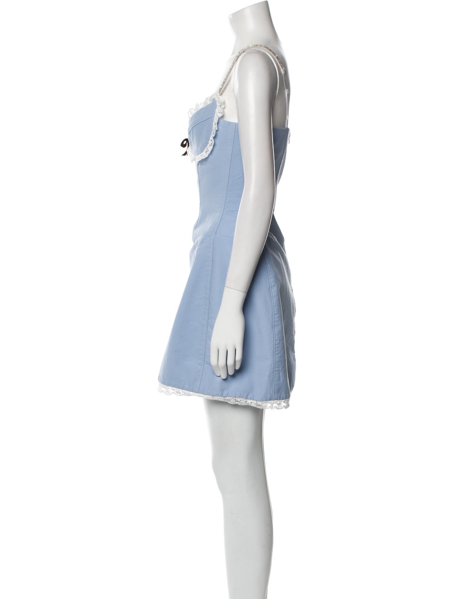 Shushu/tong V-Neck Mini Dress