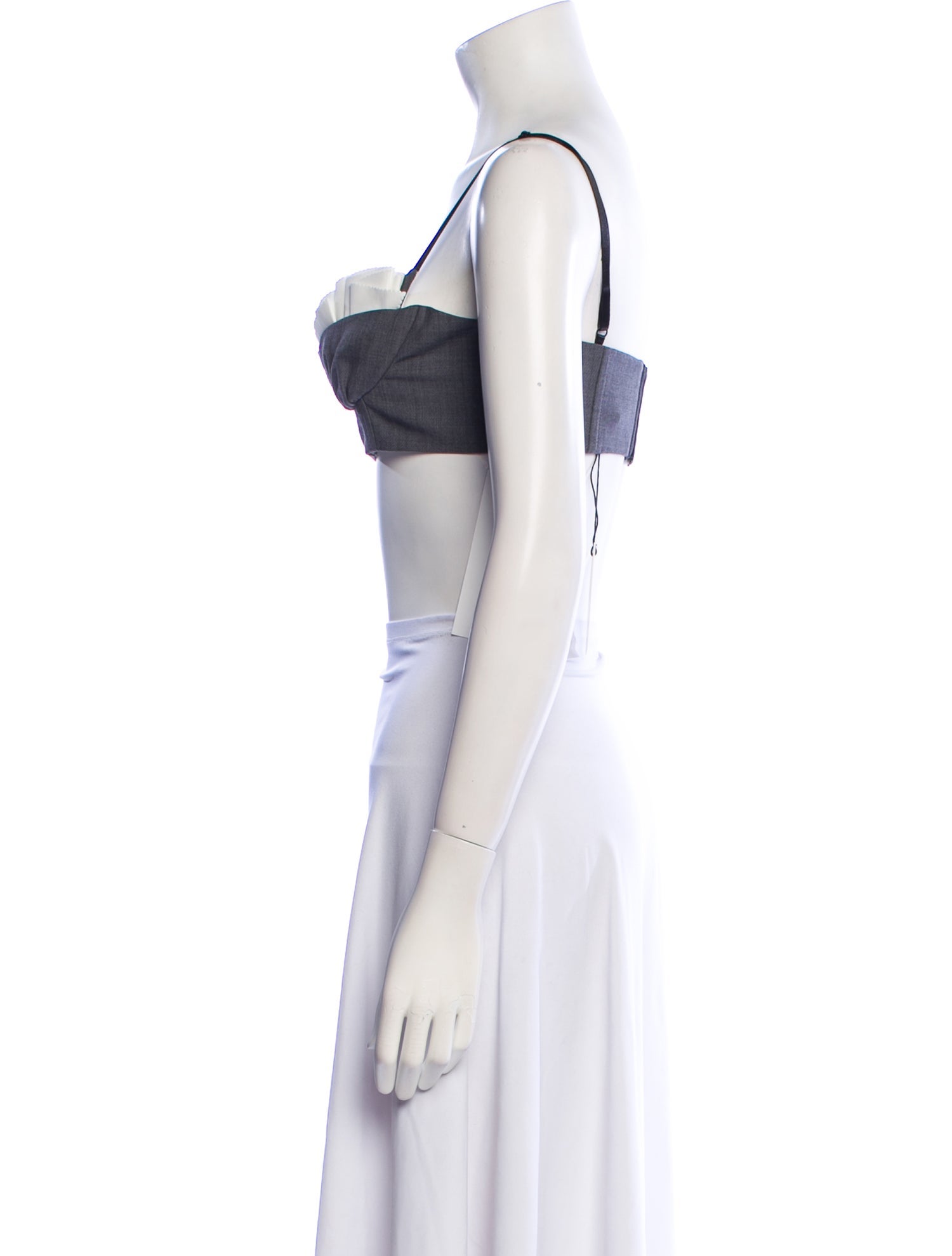 Shushu/tong Square Neckline Sleeveless Crop Top w/ Tags