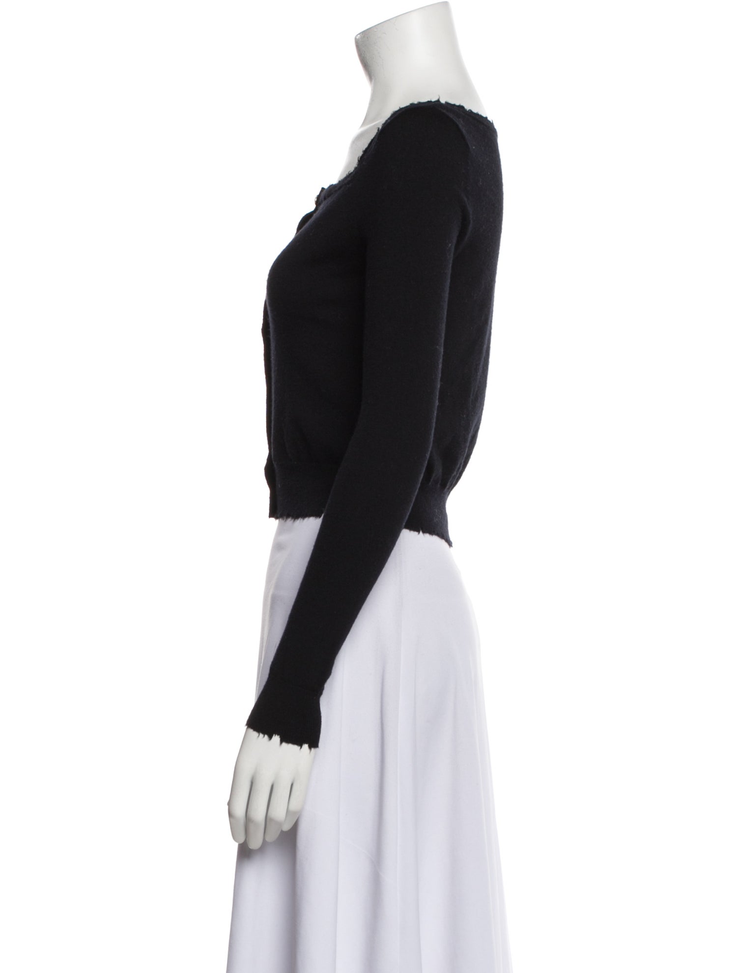 Shushu/tong Wool Square Neckline Sweater