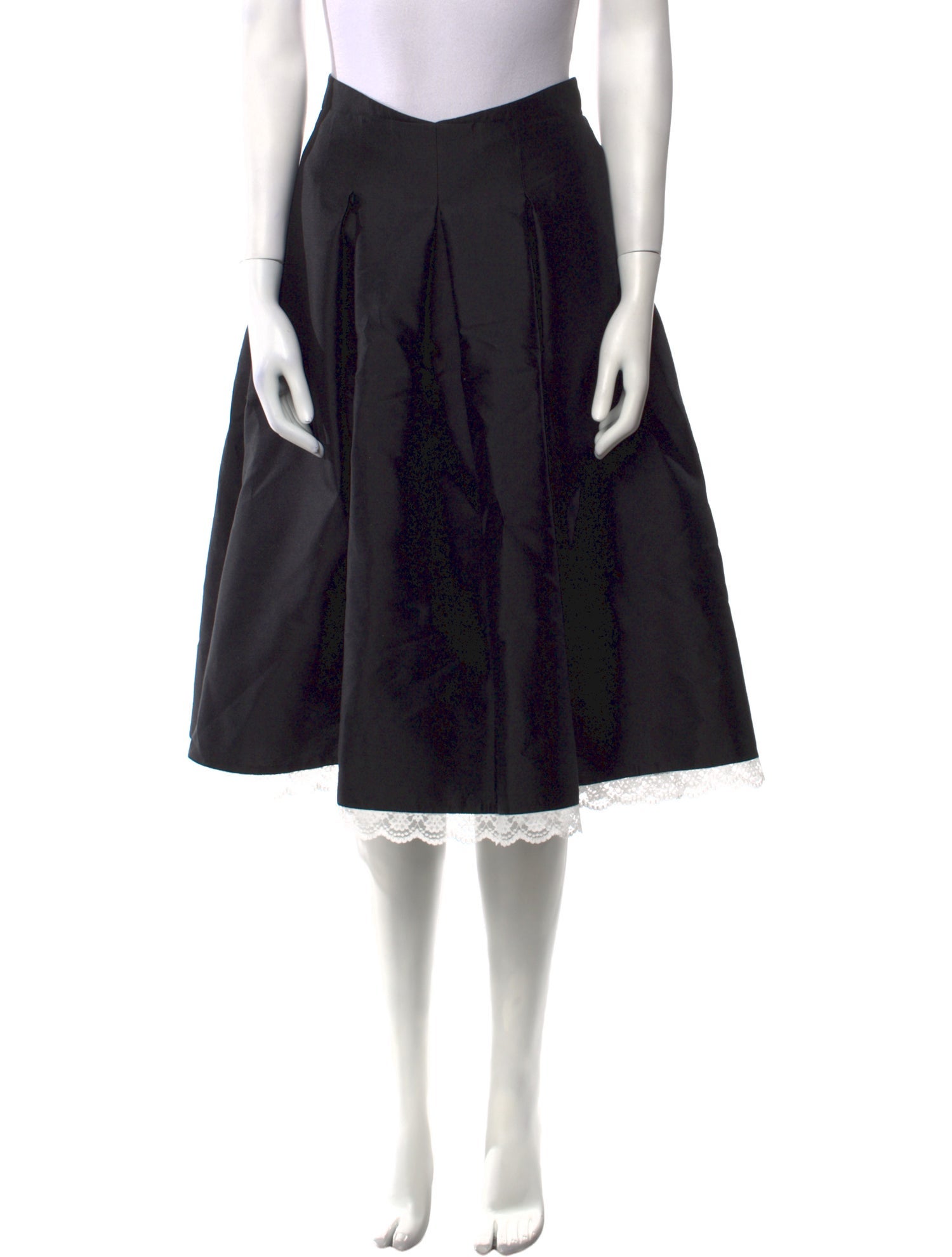 Shushu/tong Virgin Wool Knee-Length Skirt