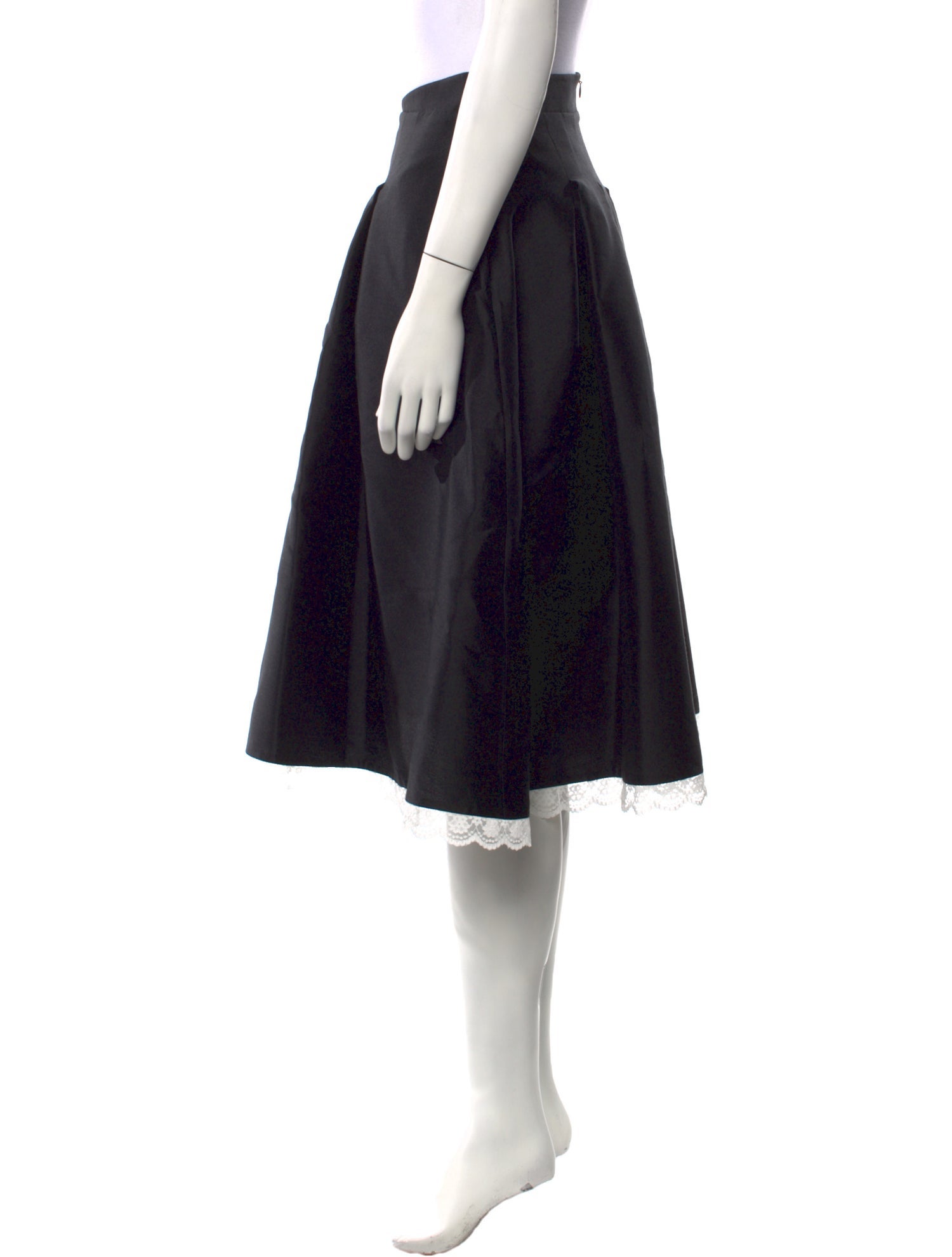 Shushu/tong Virgin Wool Knee-Length Skirt