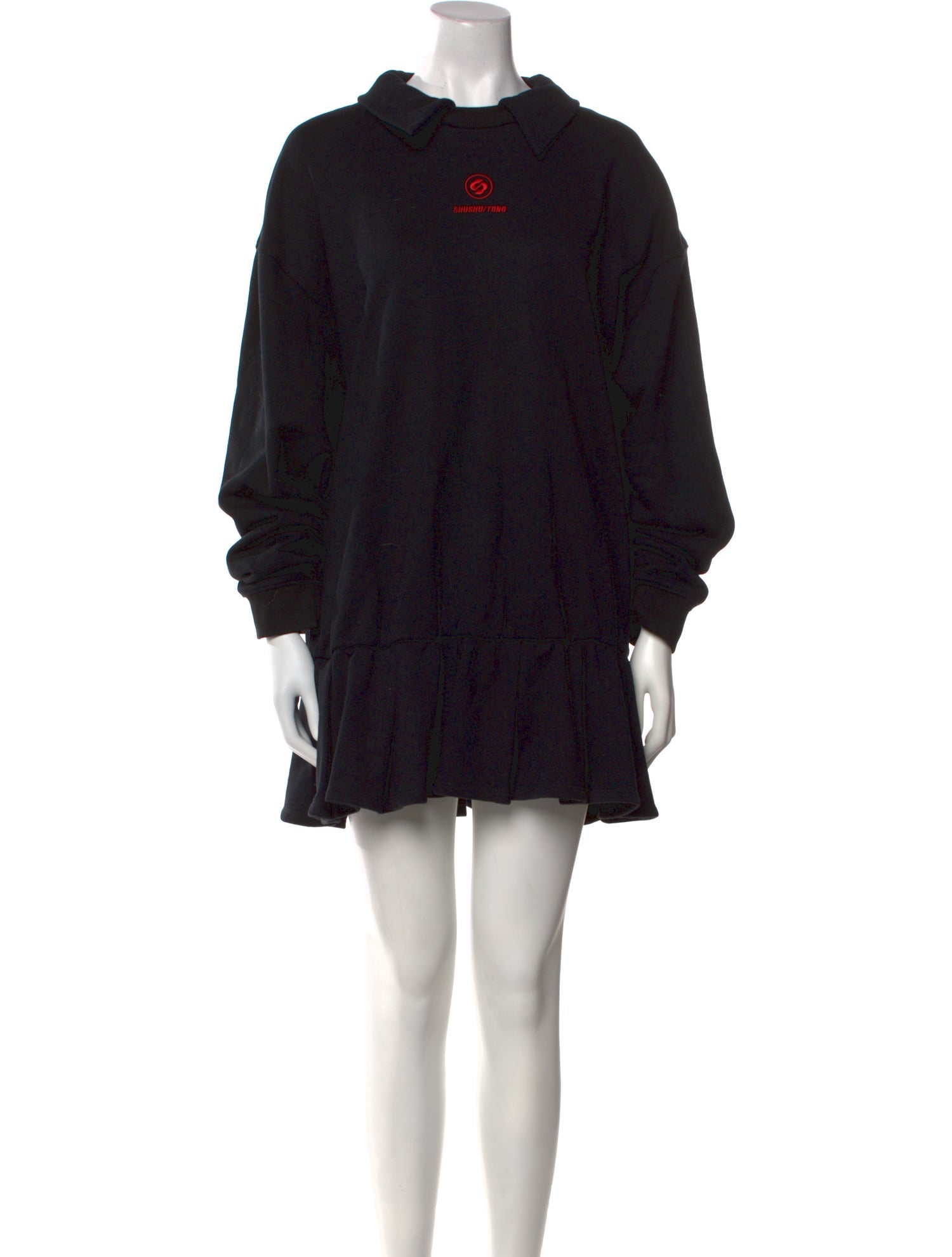 Shushu/tong Mock Neck Mini Dress