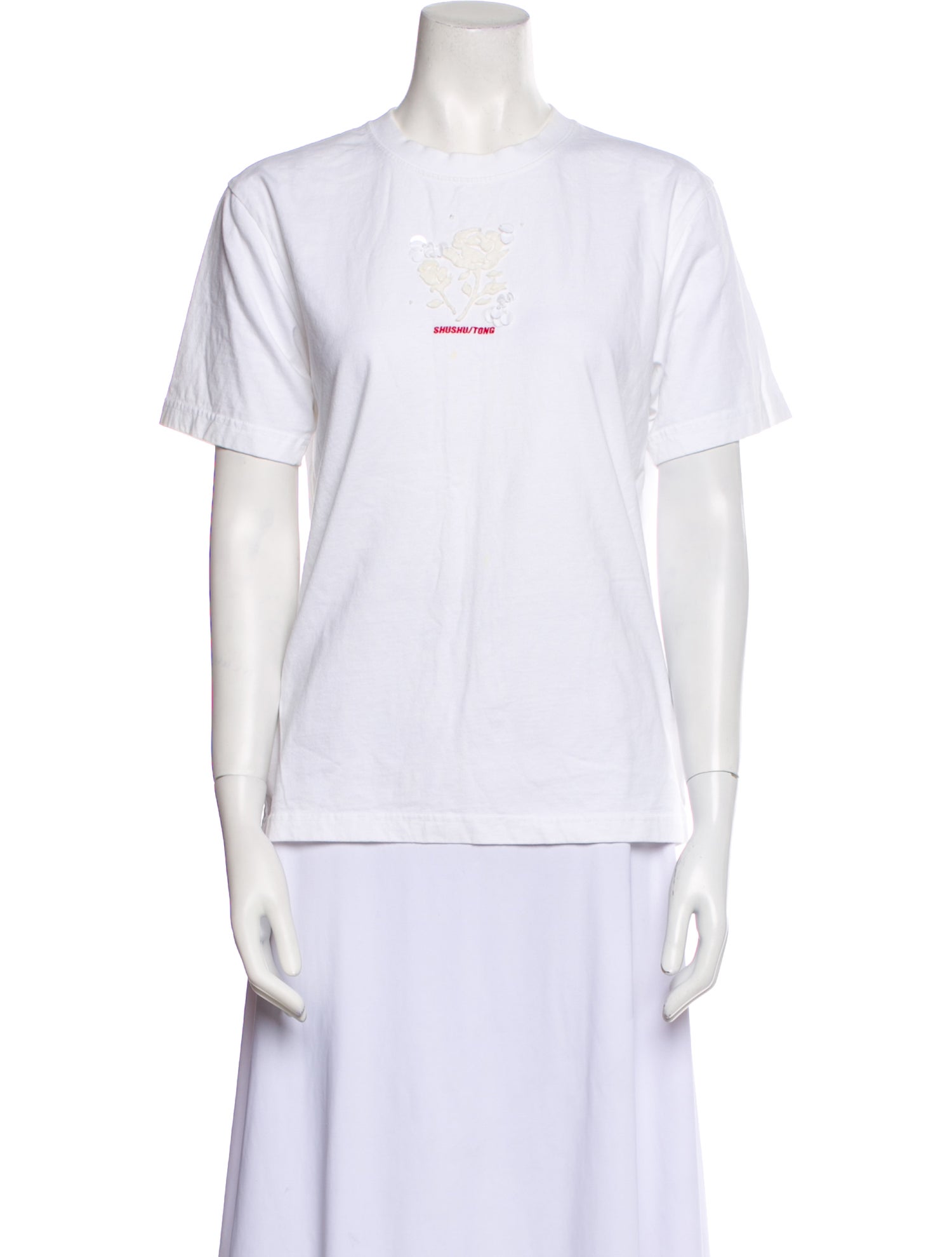 Shushu/tong Graphic Print Crew Neck T-Shirt