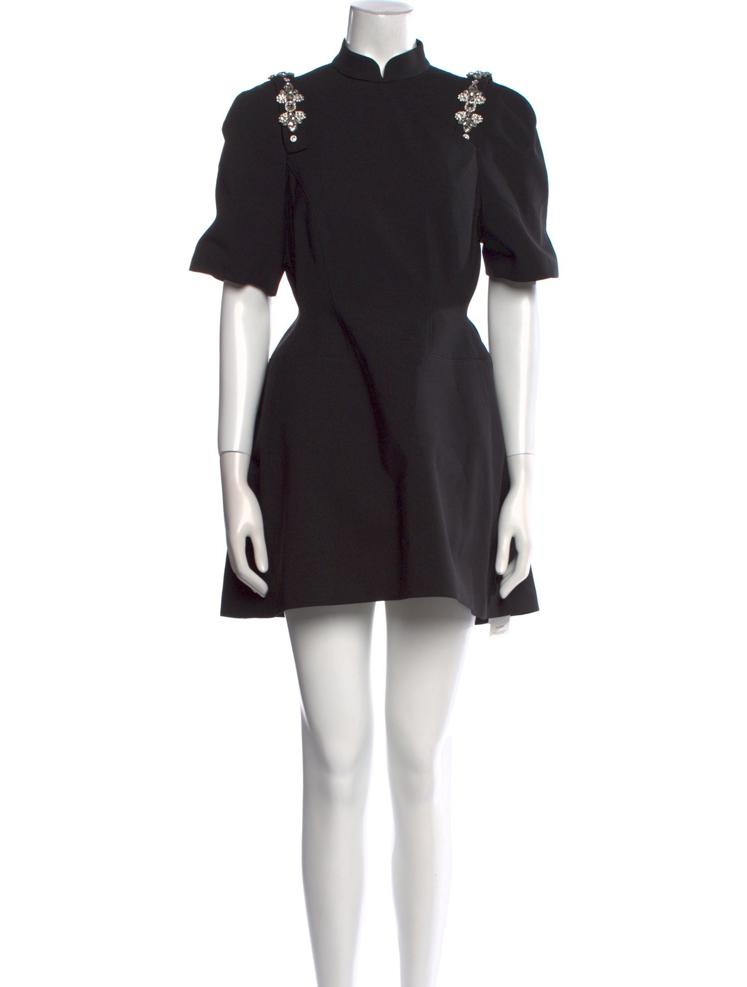 Shushu/tong Mock Neck Mini Dress