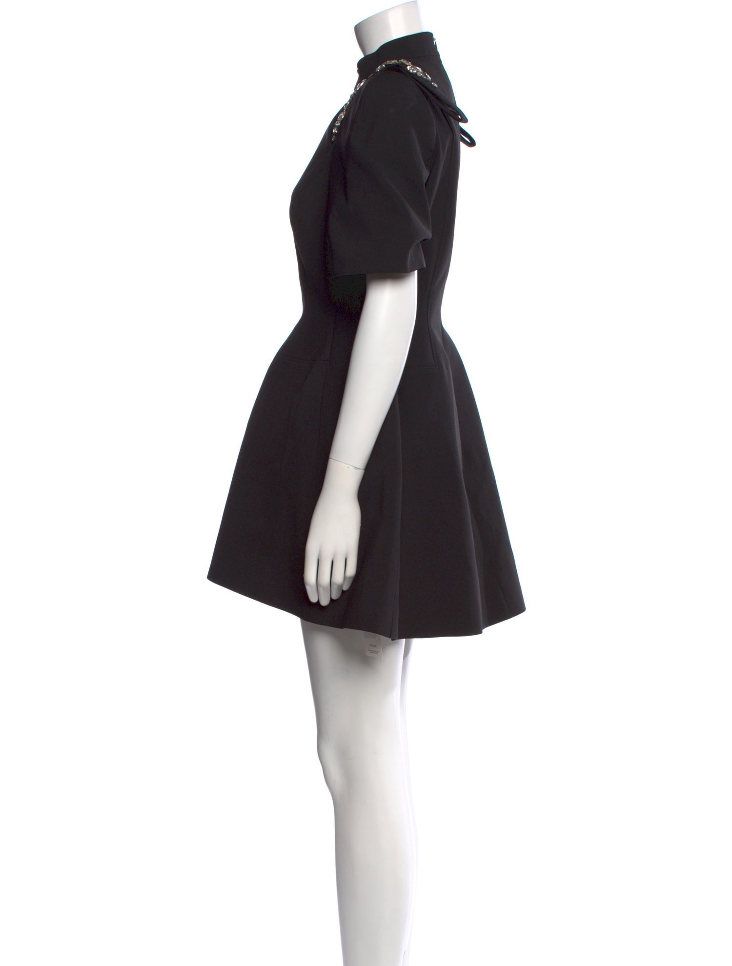 Shushu/tong Mock Neck Mini Dress