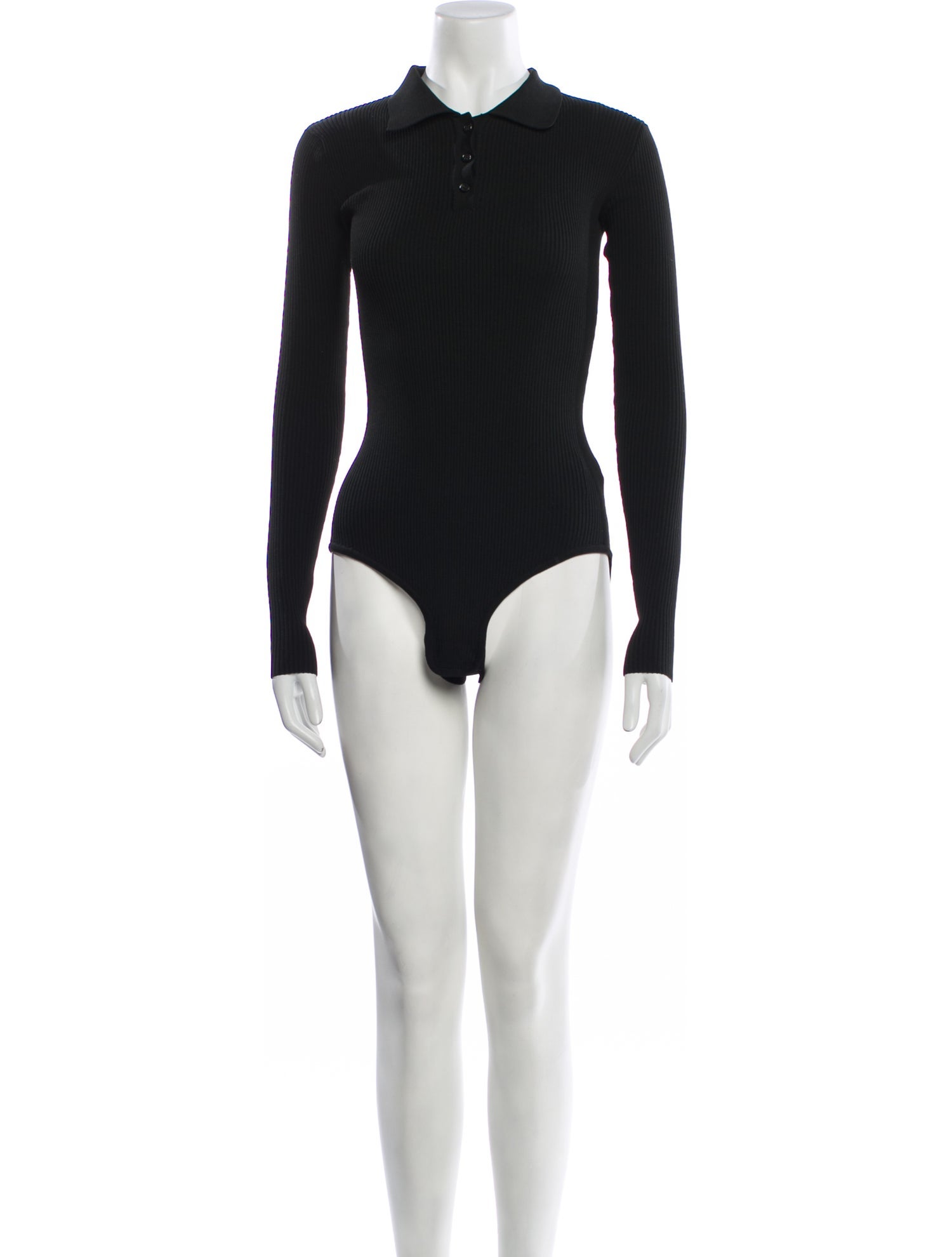 Shushu/tong Mock Neck Long Sleeve Bodysuit