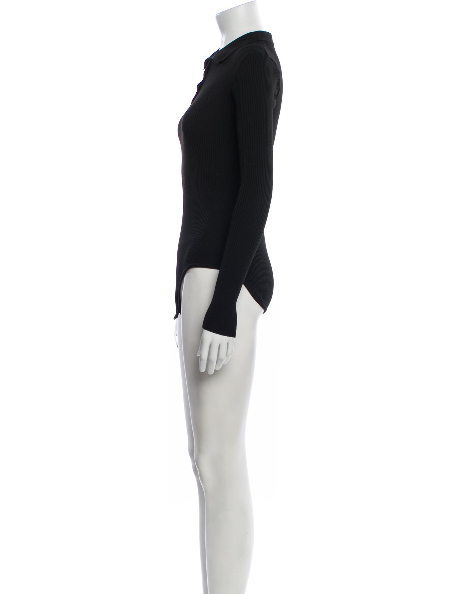 Shushu/tong Mock Neck Long Sleeve Bodysuit