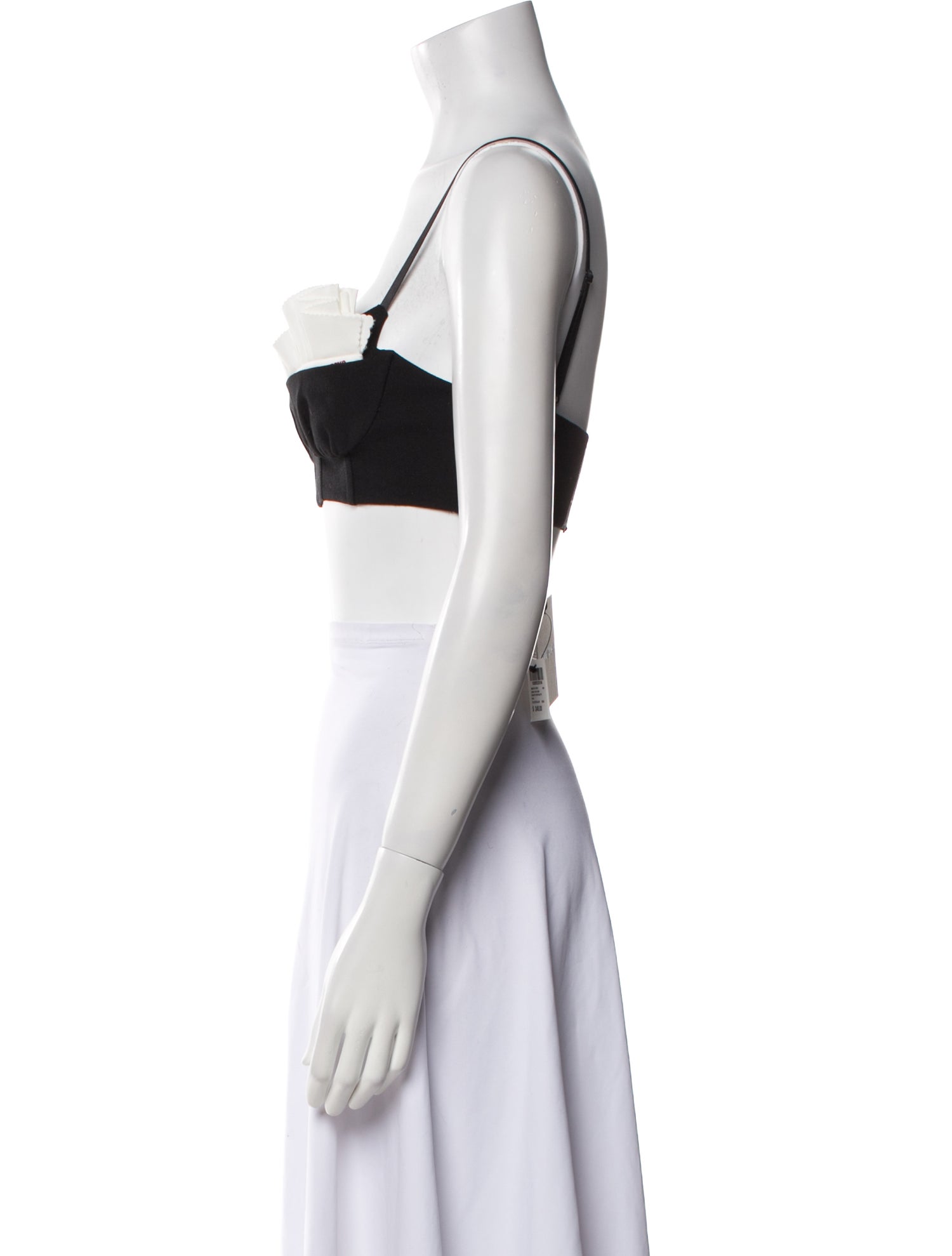 Shushu/tong Wool Square Neckline Crop Top w/ Tags