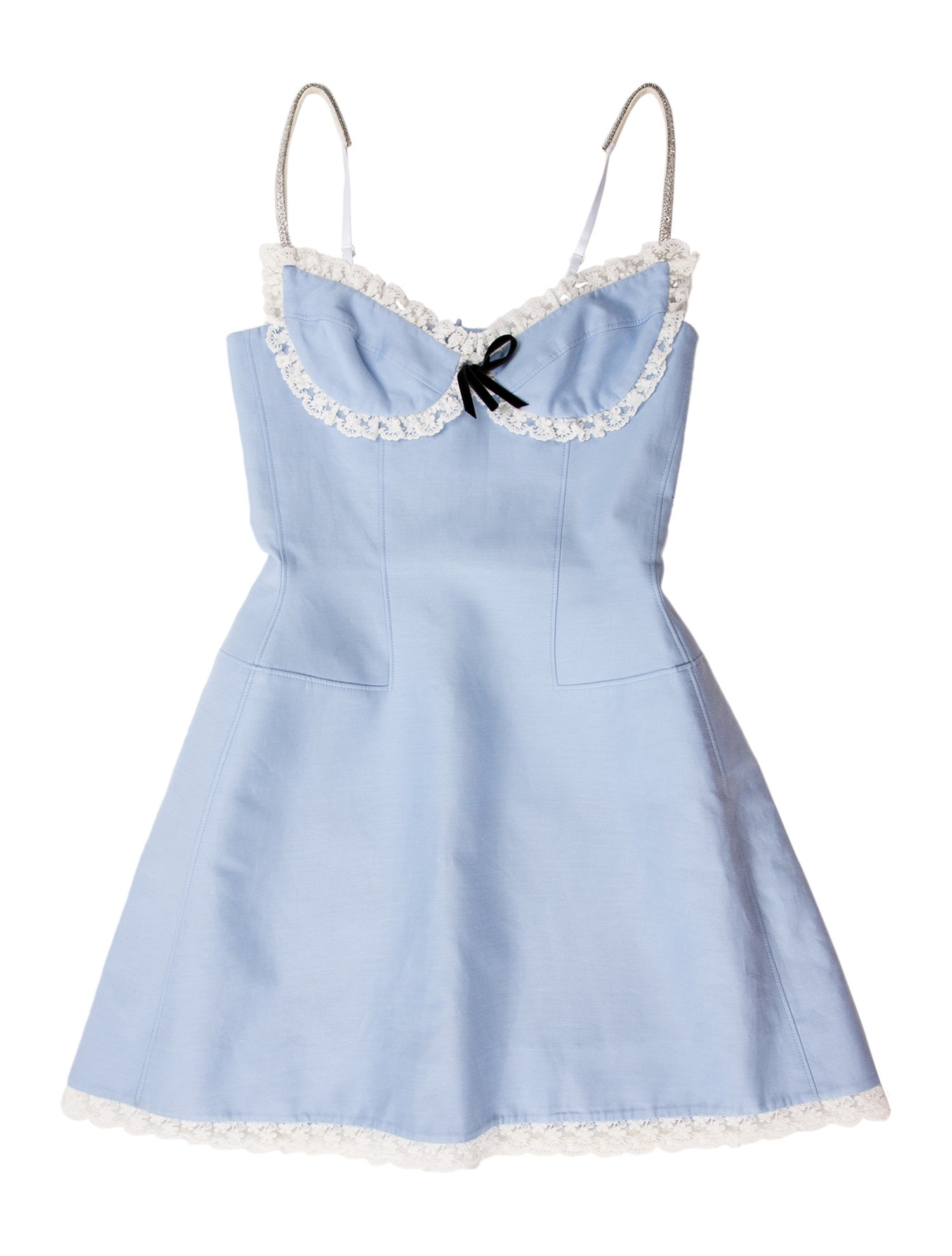Shushu/tong Square Neckline Mini Dress
