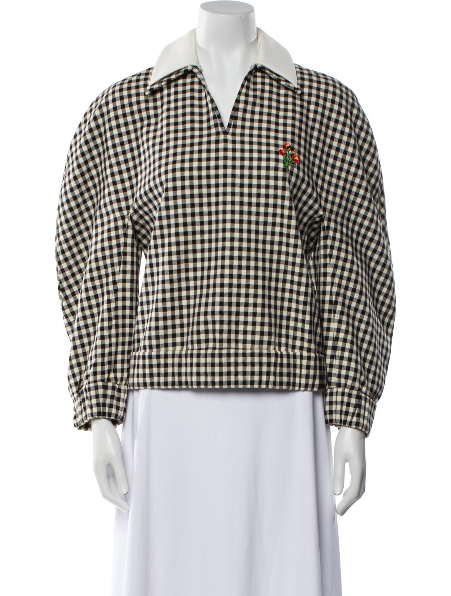 Shushu/tong Plaid Print Bomber Jacket