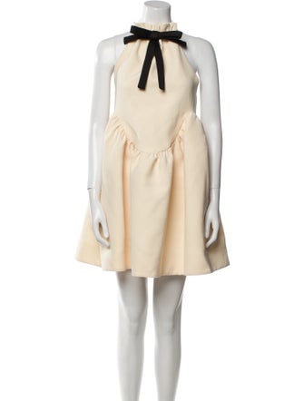 Shushu/tong Halterneck Mini Dress