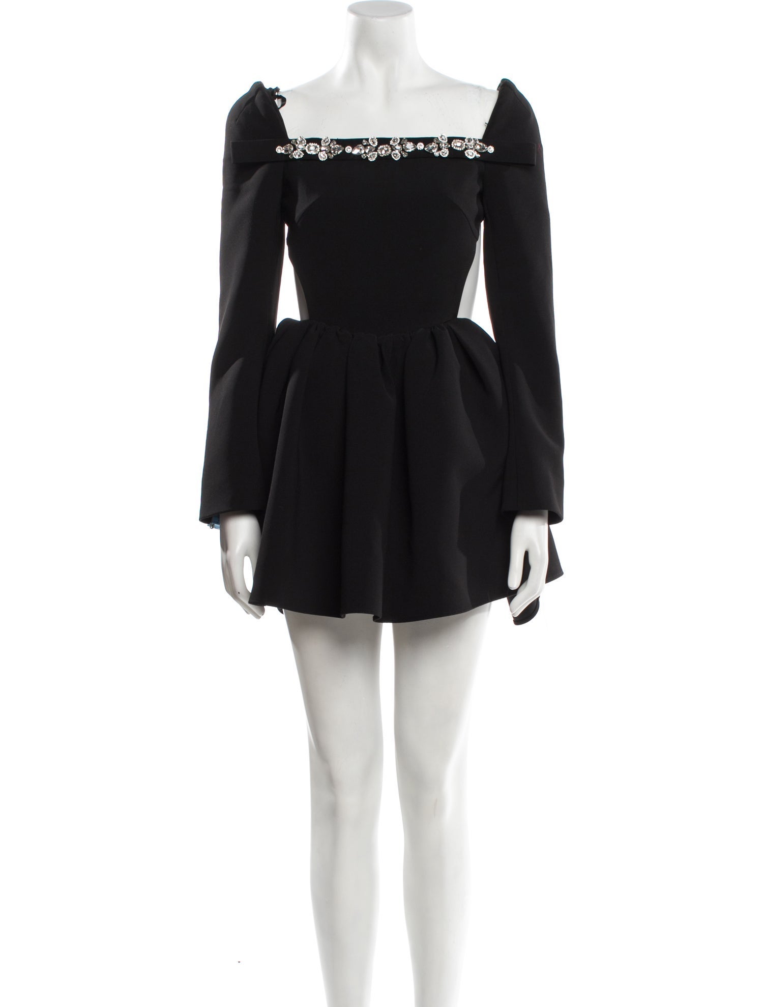 Shushu/tong Square Neckline Mini Dress