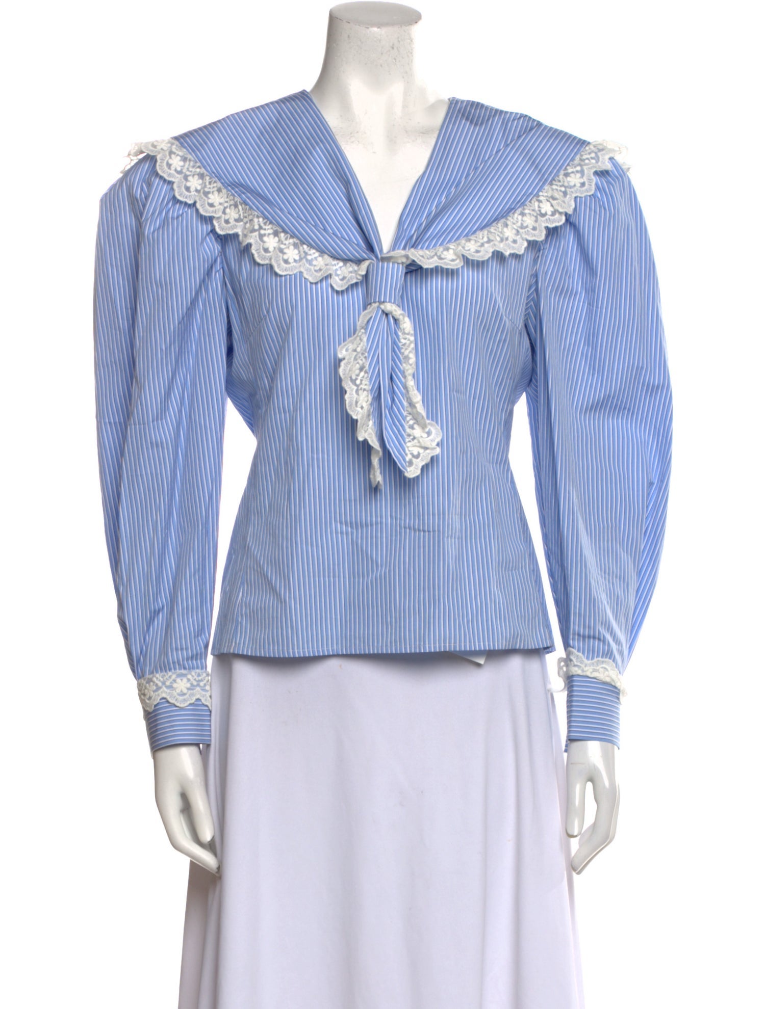 Shushu/tong Striped Long Sleeve Top