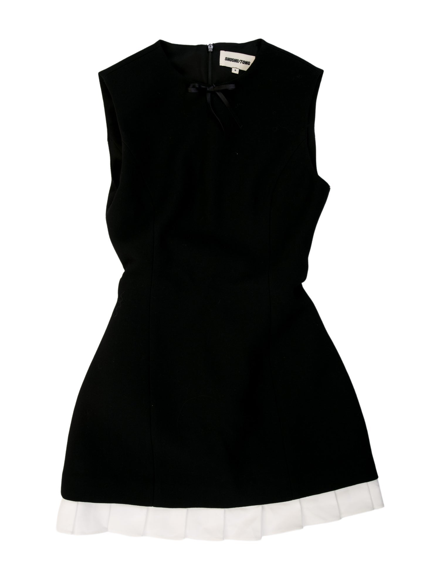 Shushu/tong Crew Neck Mini Dress