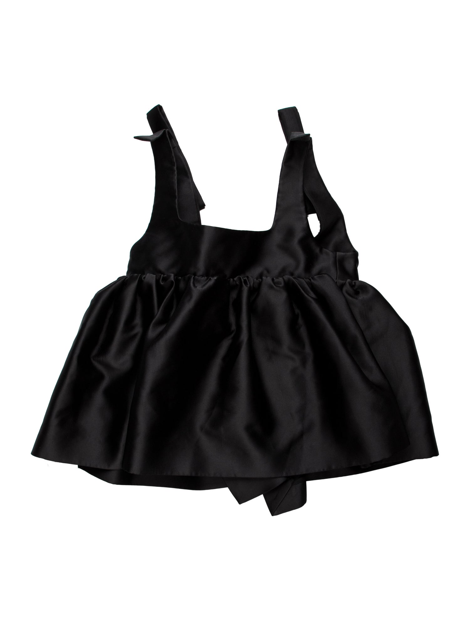 Shushu/tong Square Neckline Sleeveless Crop Top