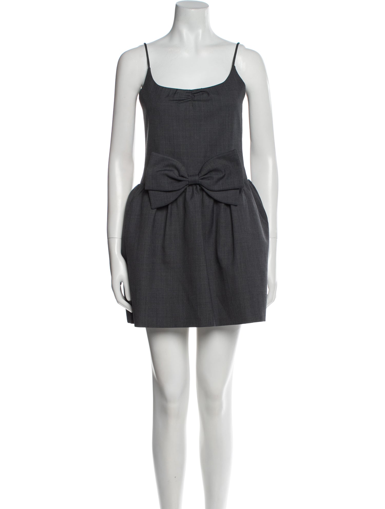 Shushu/tong Scoop Neck Mini Dress