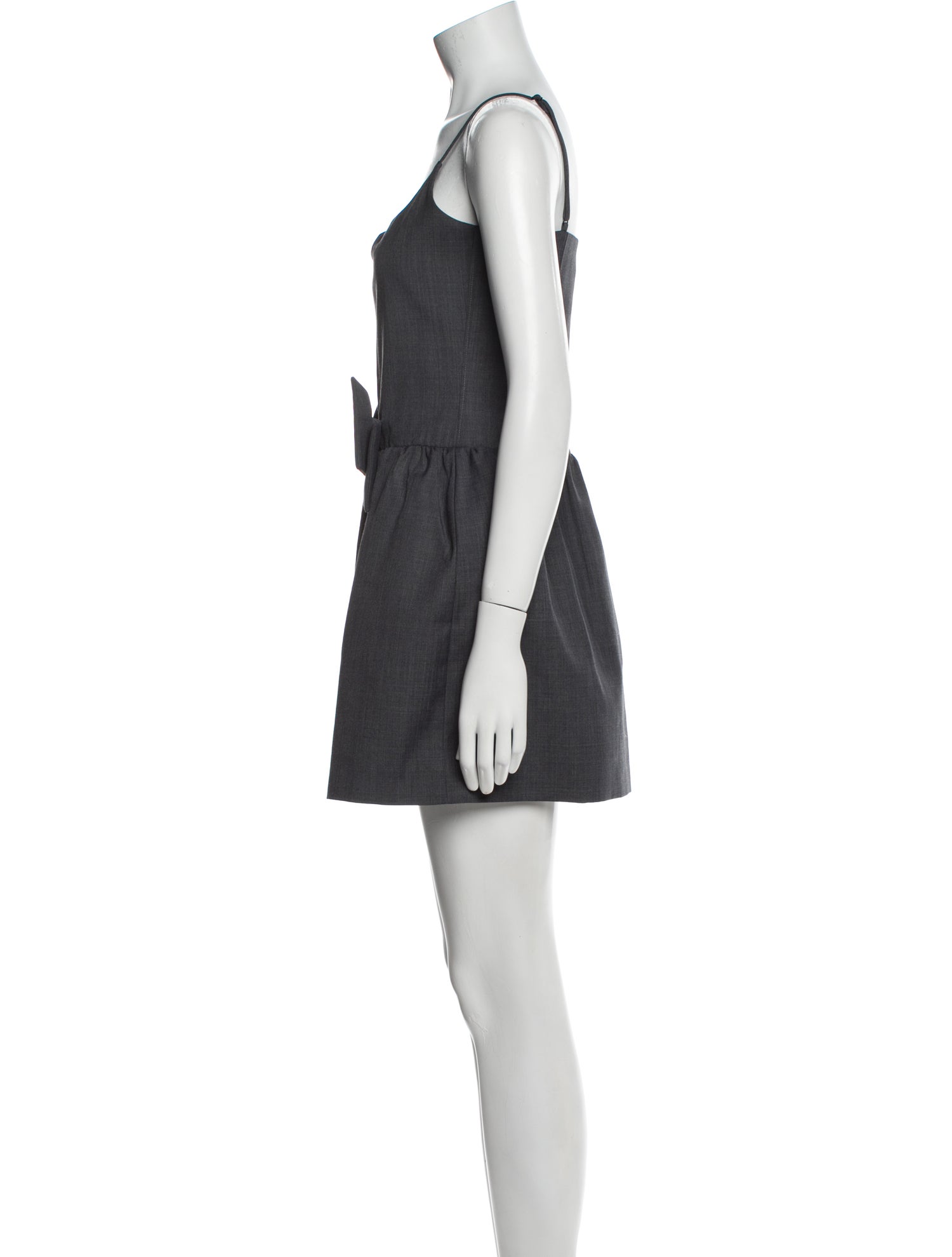 Shushu/tong Scoop Neck Mini Dress