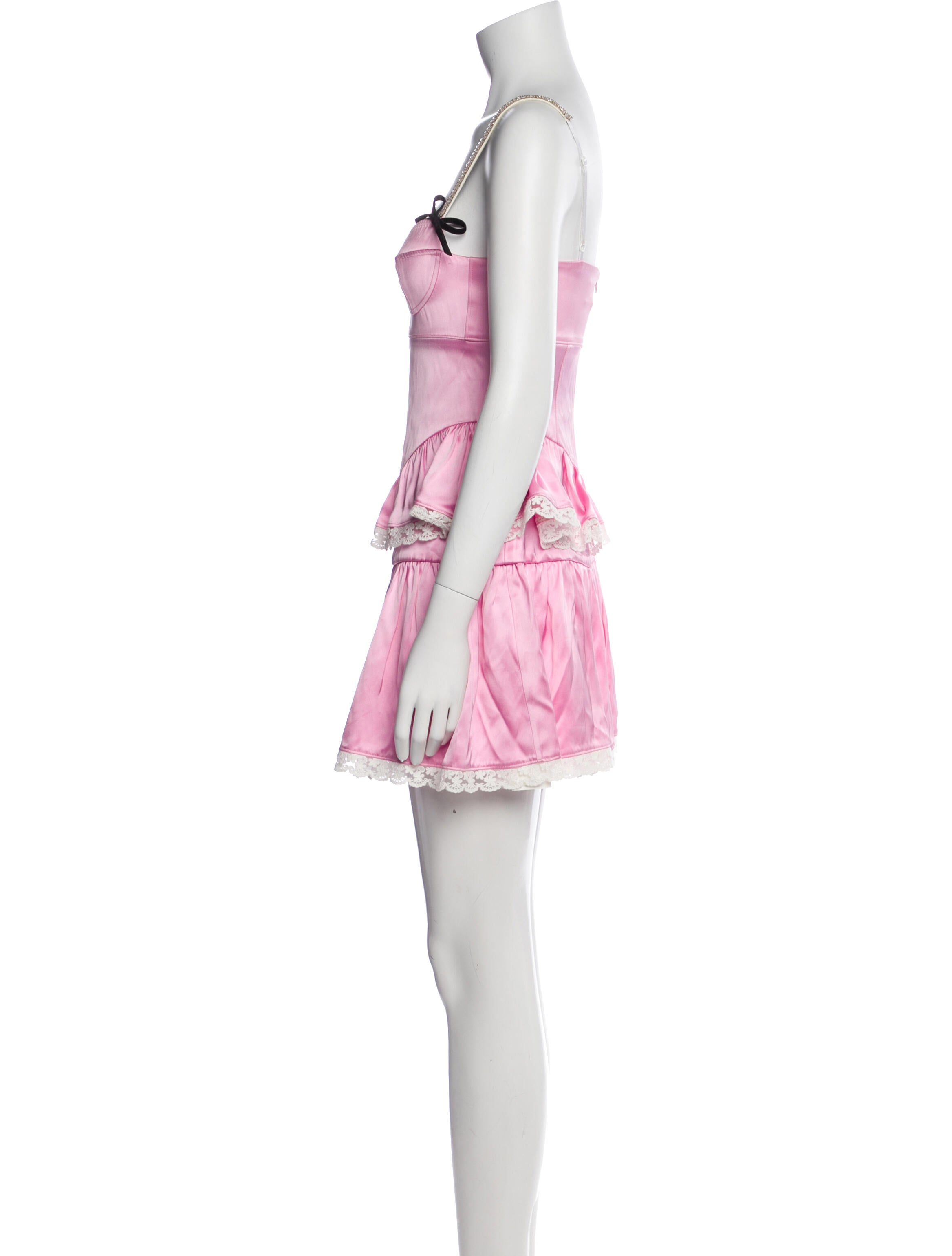 Shushu/tong Square Neckline Mini Dress