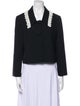 Shushu/tong Wool Colorblock Pattern Evening Jacket