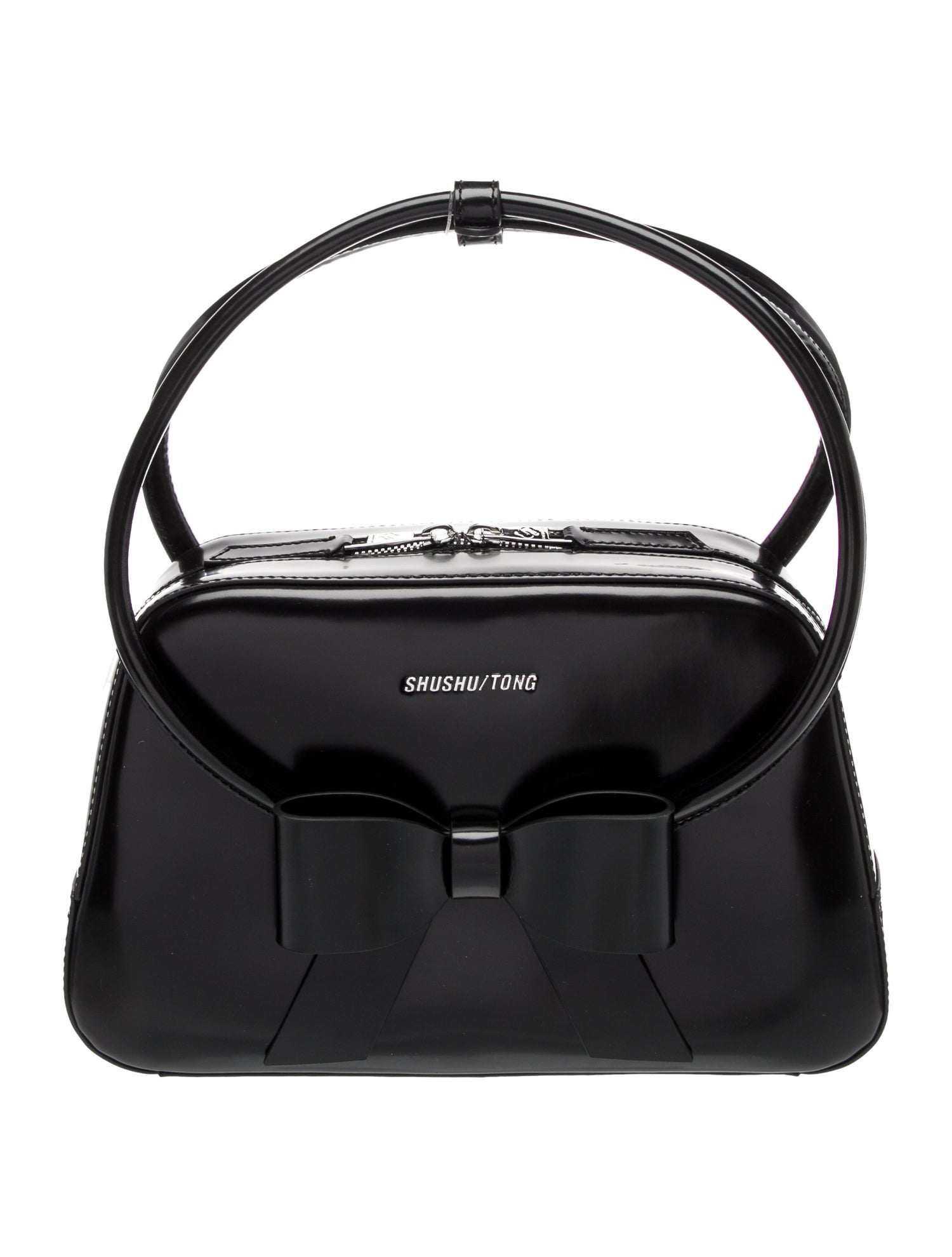 Shushu/tong Patent Leather Shoulder Bag