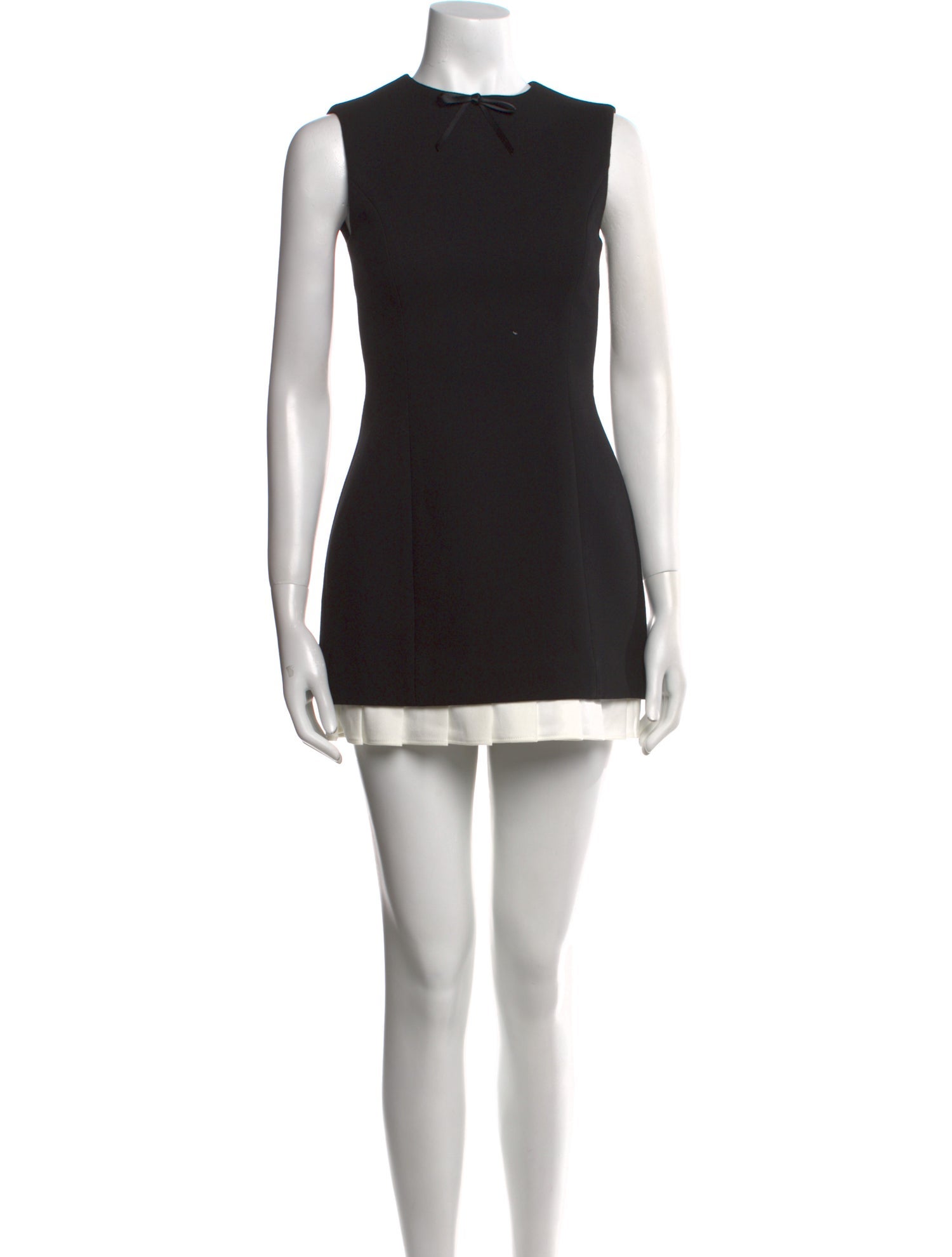 Shushu/tong Crew Neck Mini Dress