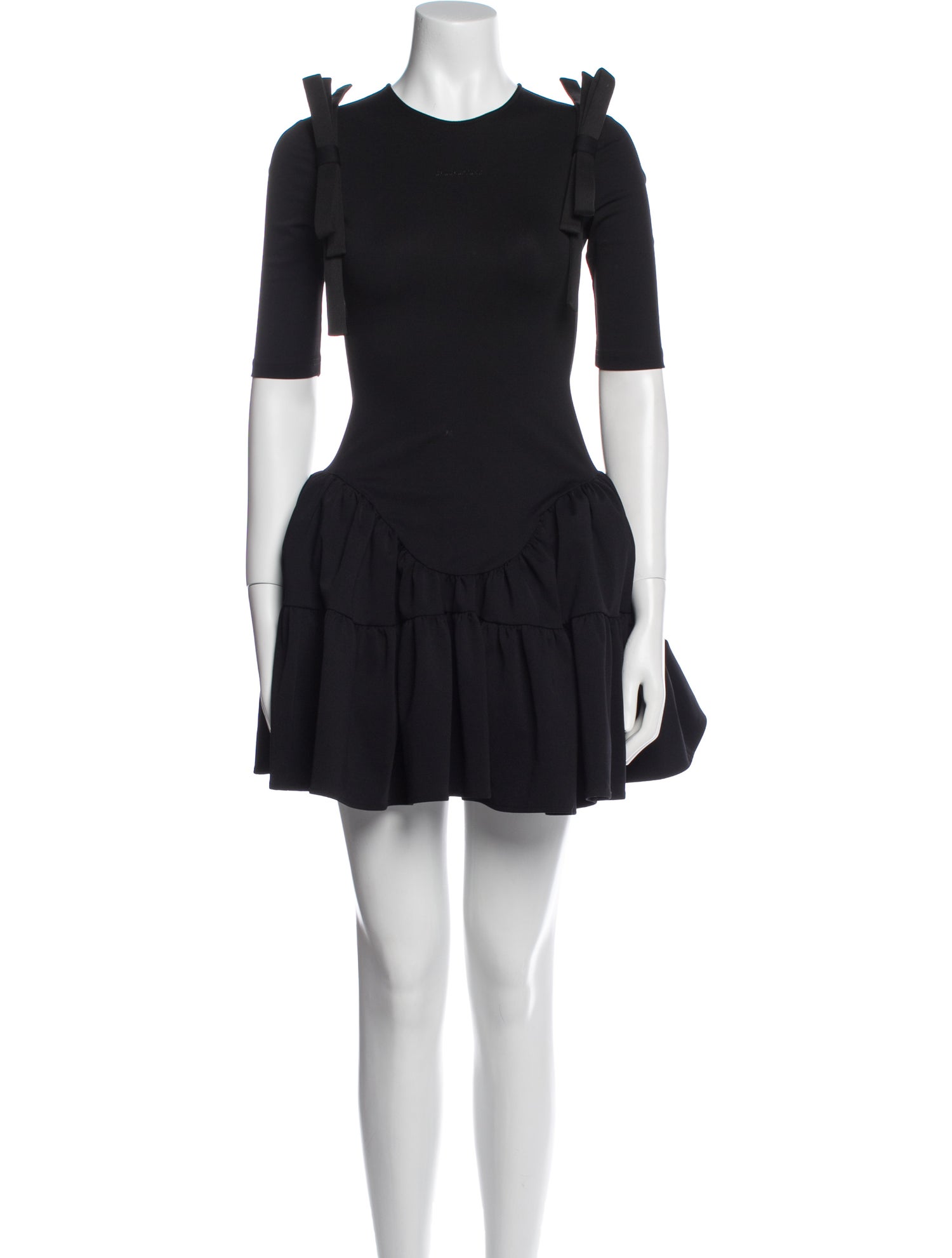 Shushu/tong Crew Neck Mini Dress