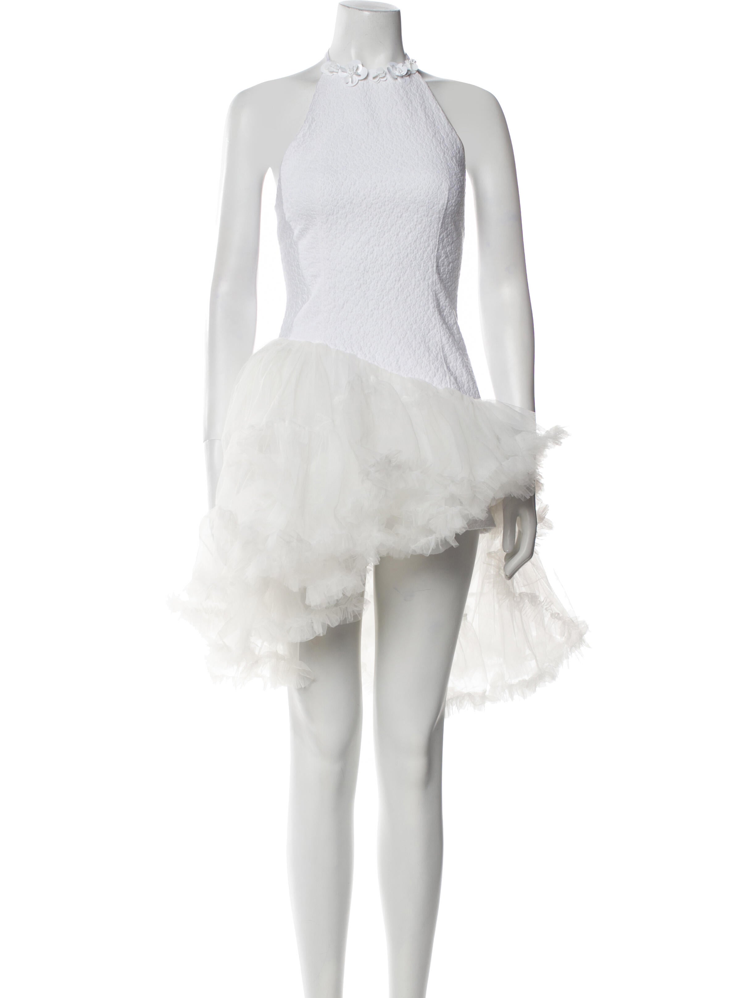 Shushu/tong Halterneck Knee-Length Dress