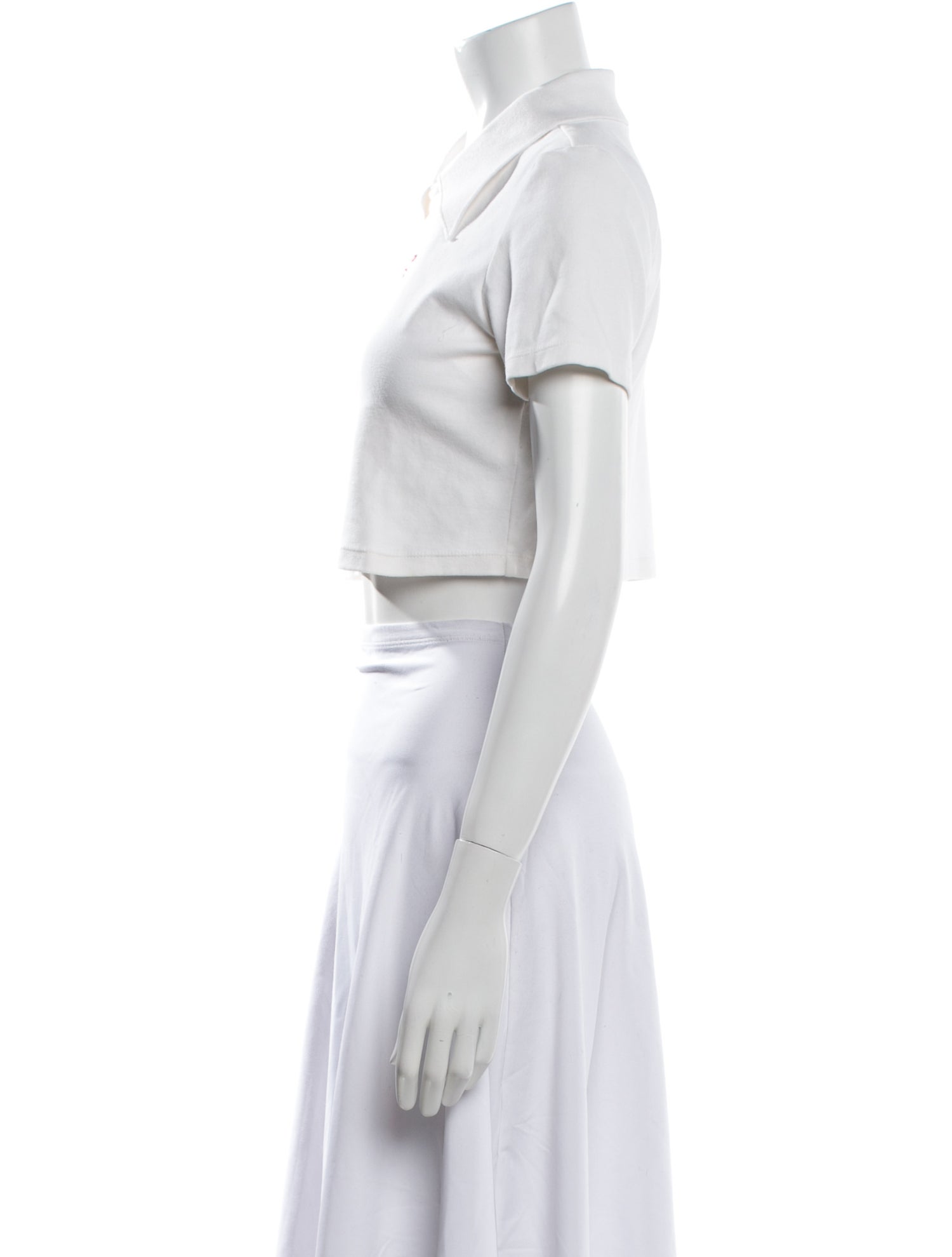 Shushu/tong Short Sleeve Crop Top