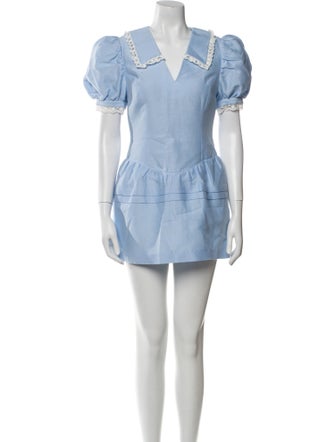 Shushu/tong V-Neck Mini Dress