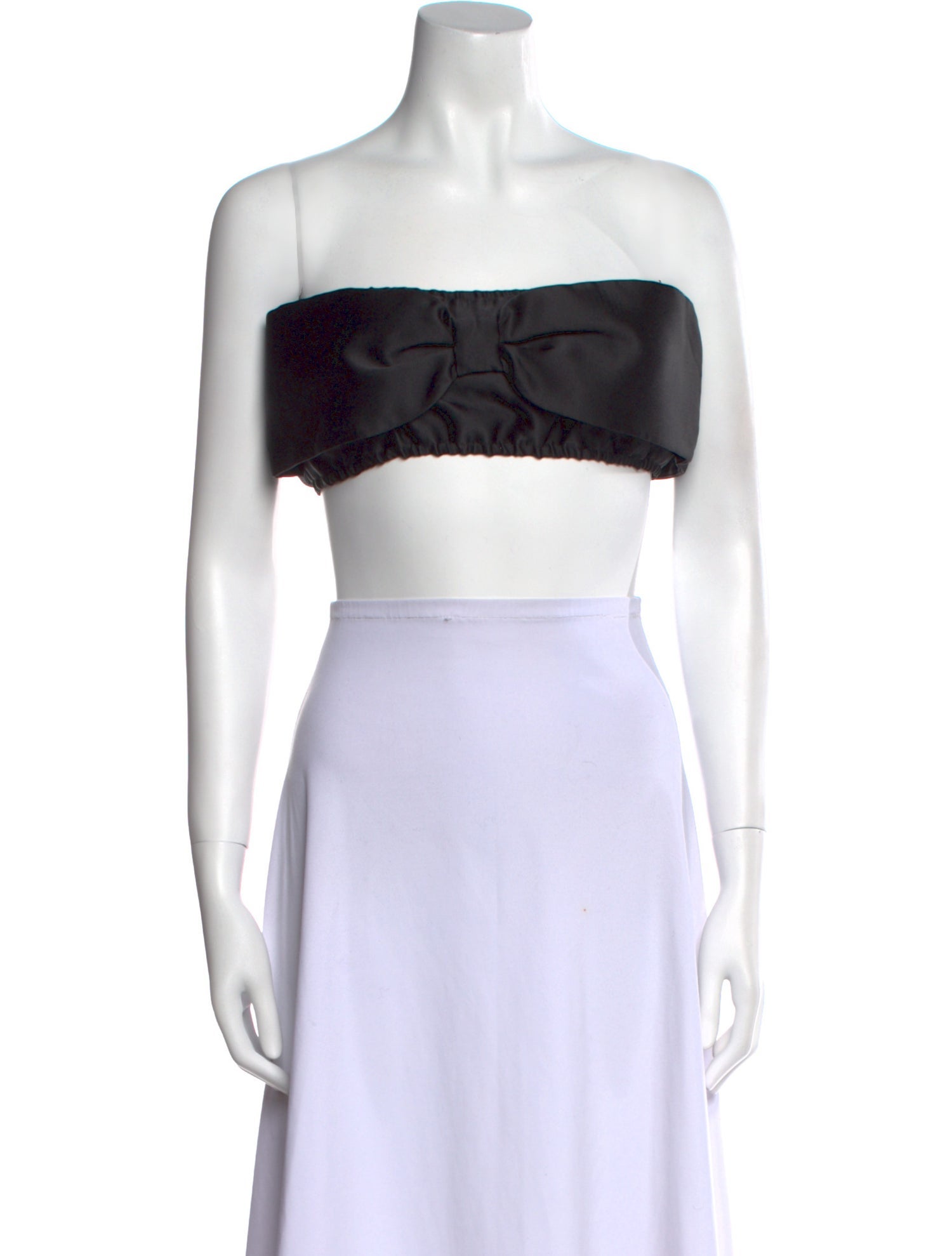 Shushu/tong Strapless Crop Top