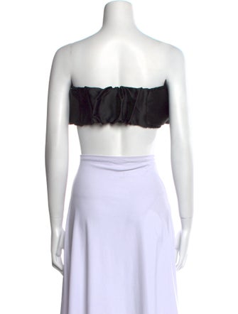 Shushu/tong Strapless Crop Top