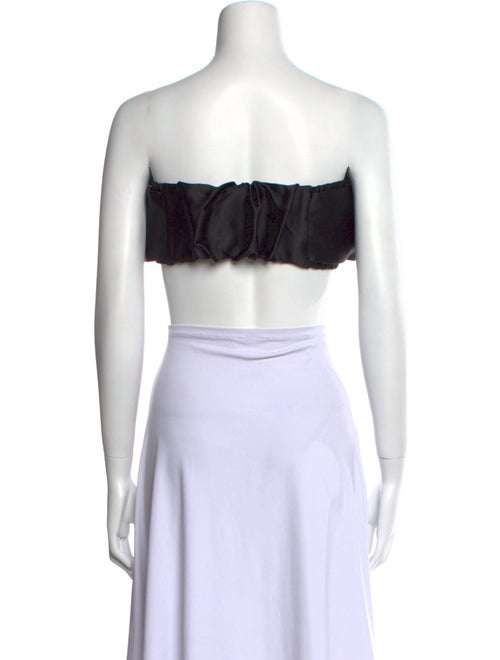 Shushu/tong Strapless Crop Top