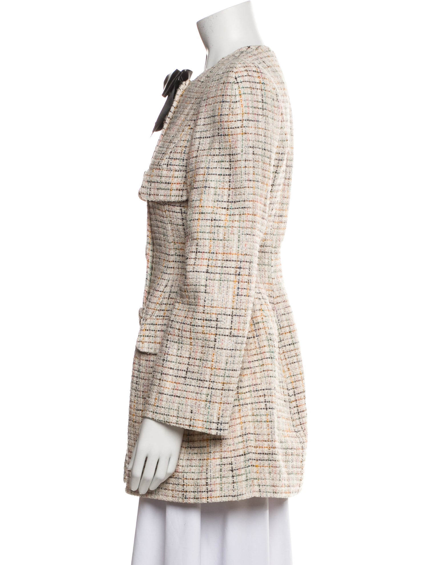 Shushu/tong Plaid Print Jacket w/ Tags