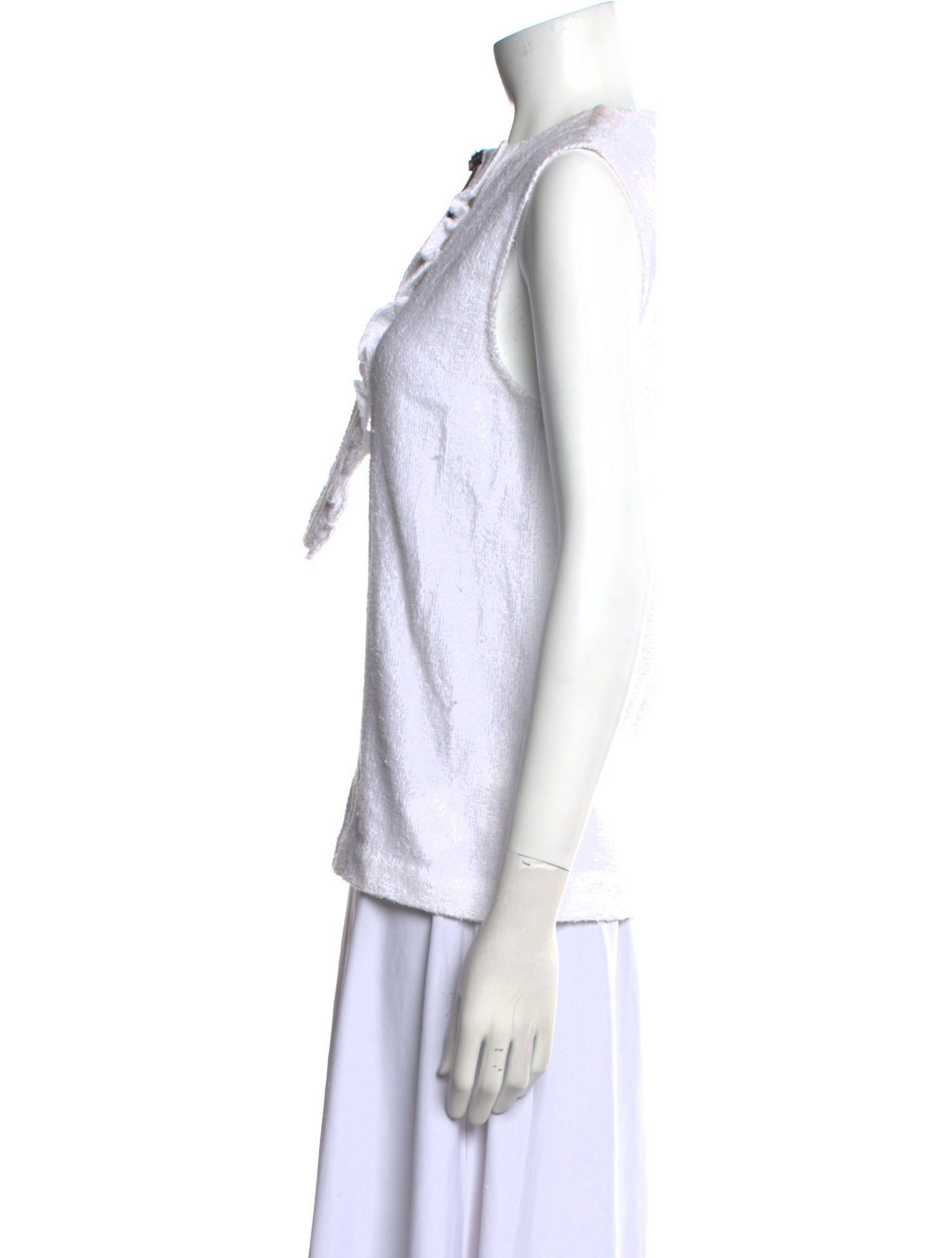 Shushu/tong Crew Neck Sleeveless Top