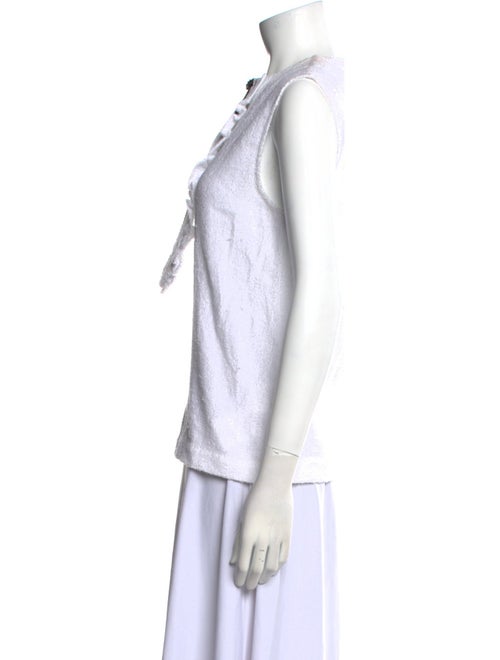 Shushu/tong Crew Neck Sleeveless Top