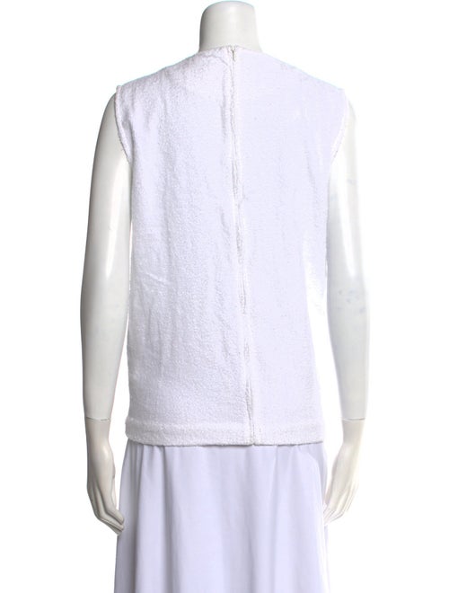 Shushu/tong Crew Neck Sleeveless Top