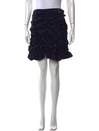 Shushu/tong Sequin Embellishments Mini Skirt