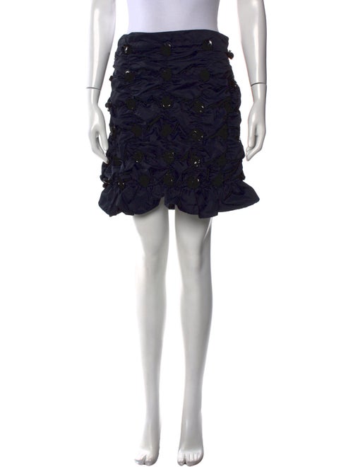 Shushu/tong Sequin Embellishments Mini Skirt